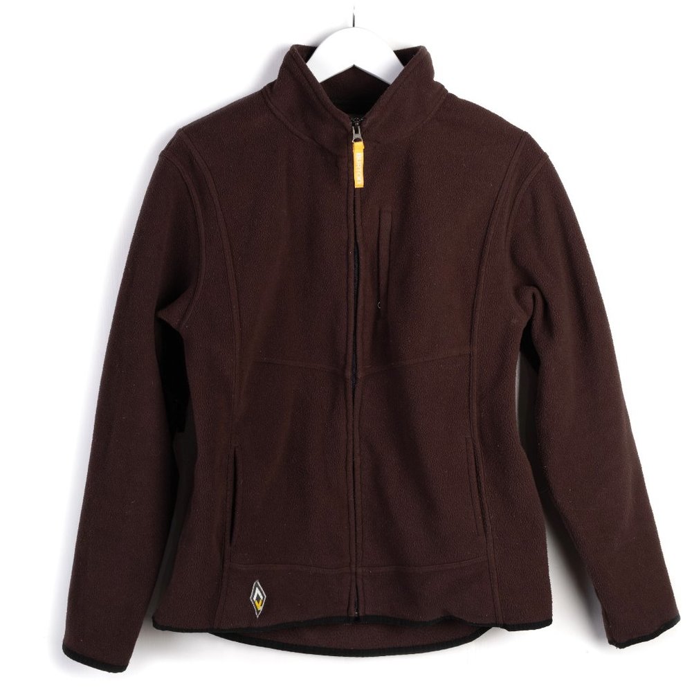 Burton brown snowboarding fleece jacket size L